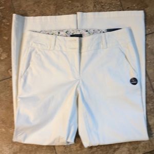 Lands End Ivory Trousers/Pants - 12